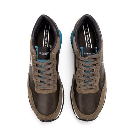 Muške plitke patike U.S.POLO-CLEEF005 braon ravne 5 16320 u s polo cleef005 marrone 3